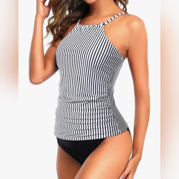 Tempt Me Two Piece Tankini #602 - Picture 7 of 10